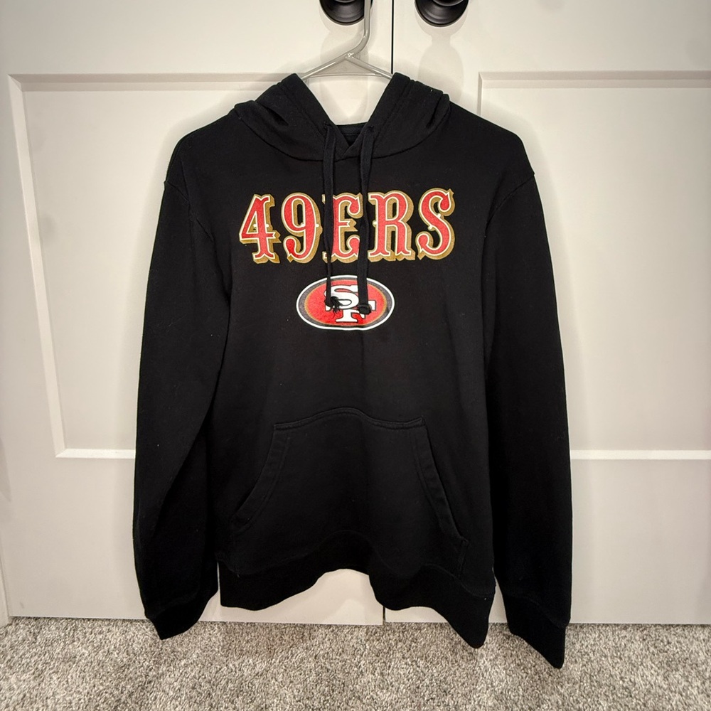 Fanatics San Francisco 49ers Hoodie Mens Small Black NFL Football Pullover